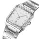 thumbnail image 4 of Reloj de cuarzo para hombre con indicador de fecha – Reloj de pulsera de acero inoxidable para negocios, resistente al agua para uso diario, reloj analógico de moda para la oficina o uso casual., 4 of 6