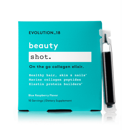 EVOLUTION_18 Beauty Boosting Collagen Shot, Berry, 10