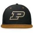 thumbnail image 2 of Men's Fanatics Black/Brown Purdue Boilermakers NoBo Fitted Hat, 2 of 4