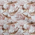 thumbnail image 1 of oneOone Viscose Chiffon Brown Fabric Whale Quilting Supplies Print Sewing Fabric By The Yard 42 Inch Wide, 1 of 6
