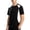 Black, variant on Gfyviroh Men's Athletic Tees Color Block Breathable Crew Neck T-Shirt Lightweight Summer Short Sleeve Workout Shirts