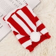 thumbnail image 2 of Deago Dog Cat Stripe Sweater with Hoodie for Christmas Sweatshirt Winter Pet Clothes Xmas Puppy Outfits (Red, XL), 2 of 7