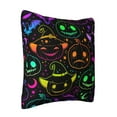 thumbnail image 2 of ZICANCN Cartoon Colorful Pumpkin Throw Pillow Covers, Bed Couch Sofa Knit Decorative Pillow Covers for Living Room Farmhouse, 12"x12", 2 of 8