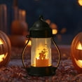 thumbnail image 7 of Dmlowu Halloween Lantern Lights, 4x6 inch Black Halloween Decorations Led Lantern Pumpkin Lights, Spooky Vintage Lantern for Holiday Party Halloween Decoraions Outdoor & Indoor, 7 of 7