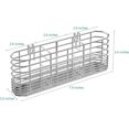 thumbnail image 2 of 304 Stainless Steel Utensil Holder, Dish Drying Rack, kitchen Utensil Organizer, Knife and Fork Drainage Rack, Kitchen Drainage Basket Accessories, With Hooks, Rust Proof, Color-Silver, 2 of 3