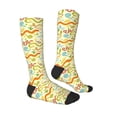 thumbnail image 3 of Fotbe Cartoon Snake8 print Women's Men's Novelty Crew Socks Cotton Socks Knee High Socks for Walking,Running,Nurses,Pregnancy, 3 of 8