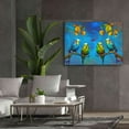 thumbnail image 5 of Epic Graffiti 'Color Birds' by Ata Alishahi, Giclee Canvas Wall Art, 54"x40", 5 of 8
