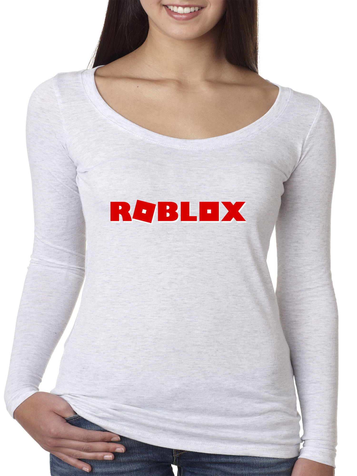 White Roblox Logo T Shirt