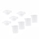 thumbnail image 5 of Herramientas de pegamento de resina de silicona para bricolaje - Taza medidora de 100 ml Taza mezcladora de resina líquida, tazas graduadas, Wandteppich de 8Piezas perfecl Vasos de resina para mezclar, 5 of 8