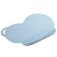 thumbnail image 4 of Silicona De Bebé Baby Mat Sucker Anti Slip Impermeable Plegable Cena De La Mesa Cena Azul Claro Azul, 4 of 5