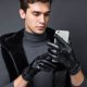 thumbnail image 4 of Guantes De Cuero Invierno Pantalla Táctil Para Moto/bici, 4 of 8