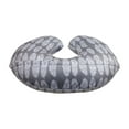 thumbnail image 4 of Minky Nursing Pillow Slipcover Gray Feathers Design Maternity Breastfeeding Newborn Infant Best Soft Cushion Cover Case Great Baby Shower Gift for New Moms Mothers by Adorology (Pillow Not Included), 4 of 5