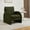 Green, variant on Youdao Modern Accent Chair, Cute Lamb Sherpa Fabric Arm Chair with High Back, Upholstered Cozy Ergonomics Reading Chair with Cushion & Arms, Comfy Single Sofa Chair Leisure Chair for Small Spaces, Liv