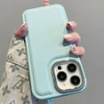 thumbnail image 2 of Luxury Plating Design Solid Color Phone Case For iPhone 15 14 13 12 11 Pro Max New Girl Simple All-inclusive Soft Silicone Cover, 2 of 4