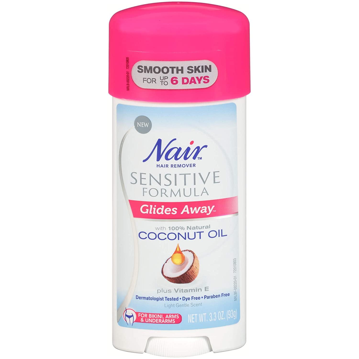 Nair Glides Away Coconut Oil 3.3 Oz