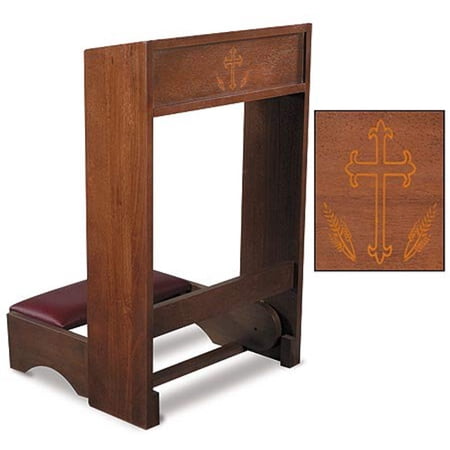 "Silk-Screened Padded Folding Kneeler"