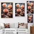 thumbnail image 4 of Designart "Flowers of the Sea Peach Coastal Beauty II" Floral Floater Framed Canvas Print, 4 of 7