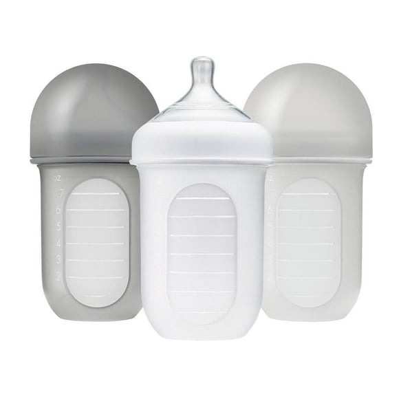 Boon Nursh Bottle Set Grey - 3x8oz