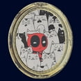 thumbnail image 2 of Mens Marvel Deadpool Cats Animated Frame Sweatshirt, 2 of 4
