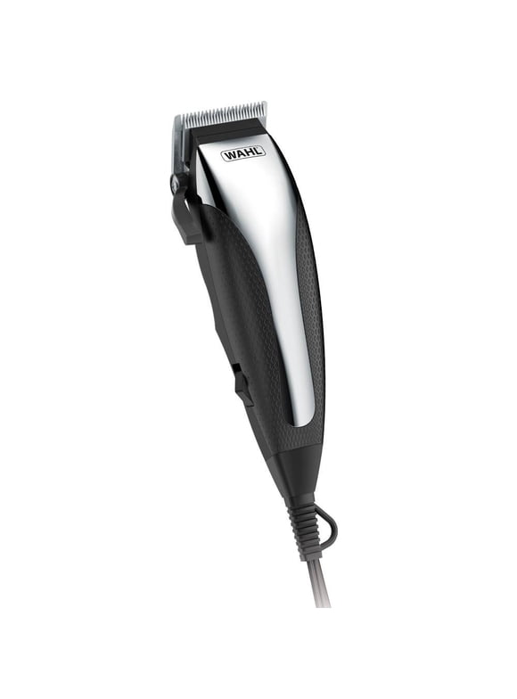 Wahl Chrome Pro Corded Hair Clipper Kit - Complete Home Barber Set With Guards