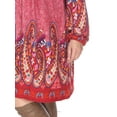 thumbnail image 5 of White Mark Women's Plus Size Apolline Embroidered Sweater Dress, 5 of 5