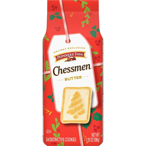 Pepperidge Farm Chessmen Butter Cookies, 7.25 oz Bag