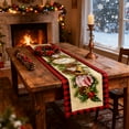 thumbnail image 6 of Christmas Tablecloth with Festive Elements, Holiday Dining Decor for Party, Reusable Washable Long Table Cover for Seasonal Celebrations and Home Kitchen Decorations, 6 of 6