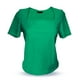 thumbnail image 2 of Blusa de licra fresca y elegante cuello cuadrado Verde botella Chica, 2 of 2