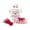 White, variant on BemeyourBBs Newborn Baby Girl My First Beseball Season Outfits Infant Baby Girls Summer Clothes Baseball-themed Print Short Sleeve Romper Ruffled Tutu Skirt Stockings and Headband 4 Pcs Set