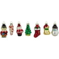 thumbnail image 5 of Northlight Set of 20 Holiday Figurines Glass Christmas Ornaments 1.75”, 5 of 6