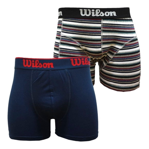 Bóxer Wilson para Hombre, 2 Piezas Multicolor Talla M