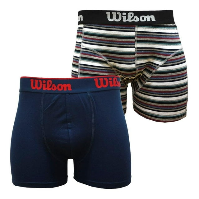 Bóxer Wilson para Hombre, 2 Piezas Multicolor Talla M