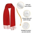 thumbnail image 3 of Shawl Wraps for Women - dark-red Oversized Fall Winter Fashion Blanket Scarf for Women, 3 of 6
