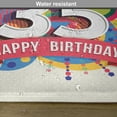 thumbnail image 6 of Ambesonne Fun Place Mats Set of 4, Greeting Gift Age 35, Standard Size, Multicolor, 6 of 6