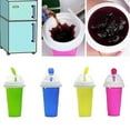 thumbnail image 4 of DIANNASUN Machine à Crème Glacée Slushy à Presser, Tasse de Refroidissement Rapide Peasy Slush, Bouteilles de Milkshake, 4 of 5