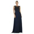 thumbnail image 1 of Elegant Lace Chiffon Dress, 1 of 4