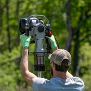 Titan Post Drivers Gas Powered Fence Post Driver for T-Posts, Pipes and Stakes