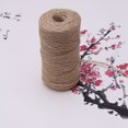 thumbnail image 4 of 2mm 150M Length Natural Jute Twine Decorative rope DIY craft Thick String 3Ply Rope DIY Arts Crafts Decoration Bundling, 4 of 9