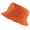 Orange, variant on Bucket Hat 100% Cotton Packable Summer Travel
