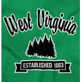 thumbnail image 2 of West Virginia Cute Forest Souvenir Men's Graphic T Shirt Tees Brisco Brands X, 2 of 6