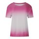 thumbnail image 4 of Blusa holgada de manga corta con cuello redondo y estampado a la moda para mujer Pompotops  hfajkhk130659, 4 of 5