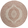 thumbnail image 6 of SAFAVIEH Courtyard Avi Traditional Indoor/Outdoor Area Rug, 6'7" x 6'7" Square, Light Beige/Terracotta, 6 of 10