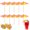 Octagonal umbrella, variant on Cocktail Umbrellas, 10 Pieces Cocktail Umbrellas for Drinks, 8X10CM | Colourful Cocktail Accessories, Mini Drink Umbrellas, Portable Cocktail Paper Umbrellas, for Party Decorations