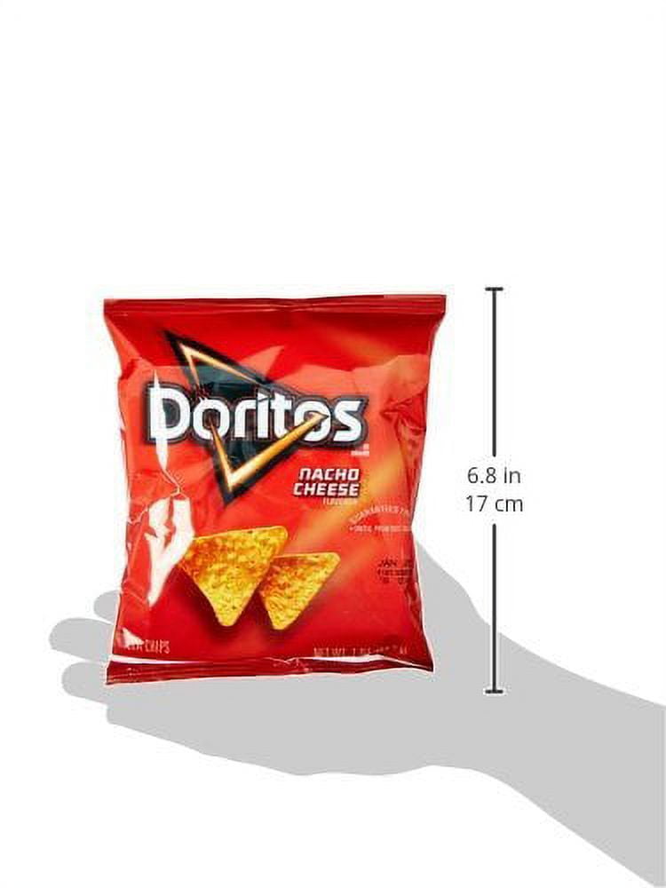 Doritos Nacho Cheese Flavored Tortilla Chips, 1 Oz Bags 50Count