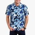 thumbnail image 5 of Wukai Evil Eye Men’s Polo Shirts,Quick-Dry Athletic Shirt,Classic Fit Shirts-X-Large, 5 of 8