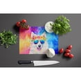 thumbnail image 5 of Samoyed Hippie Dawg Glass Cutting Board Large 12 in x 15 in, 5 of 5