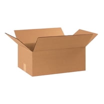SSBM 17 1/4" x 11 1/4" x 7" ECT-32 Kraft Corrugated Shipping Boxes 25/Case