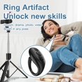 thumbnail image 2 of Navegación En Anillo Teléfono compatible con Bluetooth Ring Remote Controller Wireless Page Turner (Black), 2 of 7