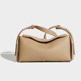 thumbnail image 4 of Bolso Hobo PU para Mujer Bolso Hombro Color Sólido para Viajes Al Aire Libre (caqui), 4 of 9