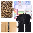 thumbnail image 1 of Creative Leopard Pattern Hand Ledger - A6, Bookkeeping Binder, 6 - Hole, Cash Budget Notebook, 1 of 6